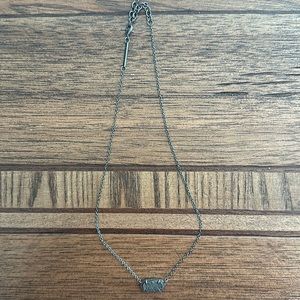 Kendra Scott Elisa necklace black drusy